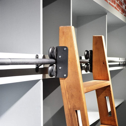 10ft rolling library ladder - library,