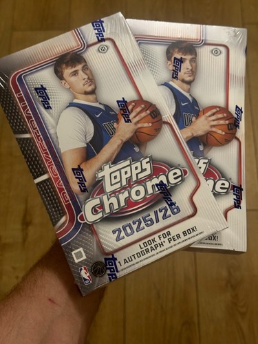 2025 topps chrome hobby box - topps,
