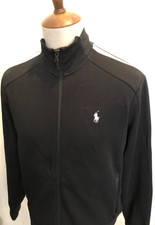 RALPH LAUREN POLO TRACKSUIT TOP SIZE MEDIUM BLACK