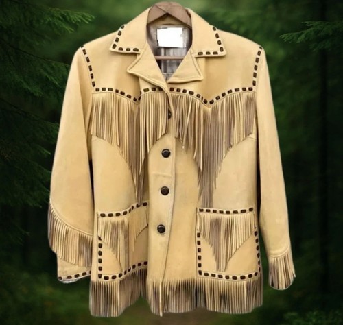 Men western cowboy fringe - men,