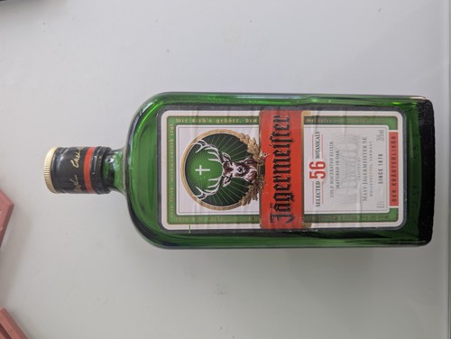 Jagermeister empty display - jagermeister,