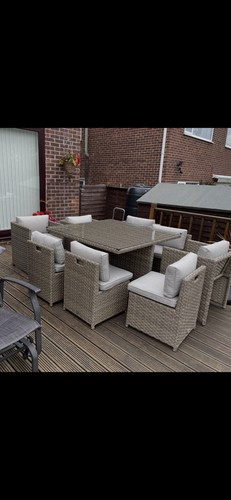 Seater rattan garden - 8-seater,