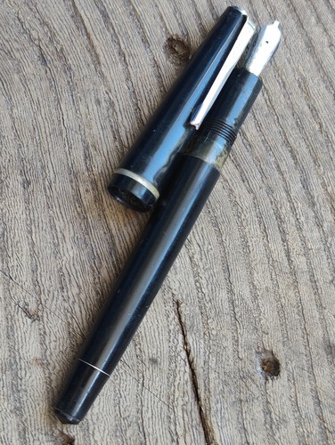Osmiroid black fountain pen - black,