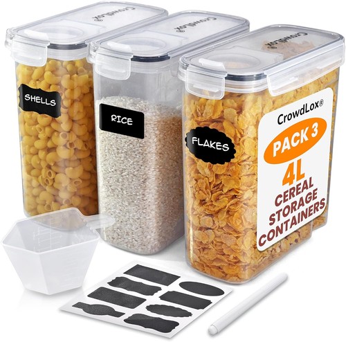Cereal storage containers - cereal,