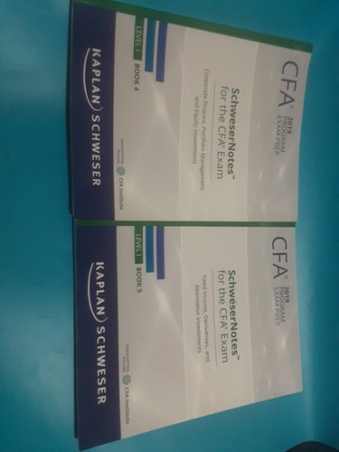 Cfa level kaplan schweser - level,