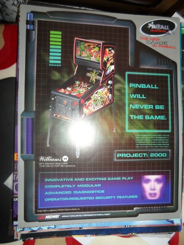 Project 2000 williams pinball - 2000,