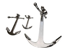 Large Metal Ship Anchor Set of