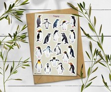 Penguin Stickers. Arctic