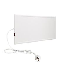 170W Infrared Heating Panel Indoor Radiant Wall Mount Heater with Switch - White