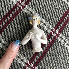 Antique Porcelain Half Doll