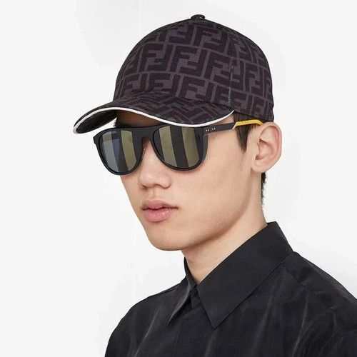Fendi blue yellow aviator - fendi~blue/yellow~, aviator~