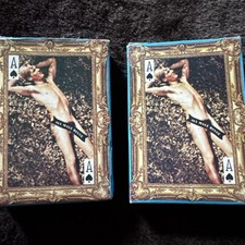 2 packs of VERY RARE 70s Playing Cards MALE NUDE BY HOLLYWOOD PLAYING CARDS