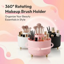 Makeup brush holder plastic - makeup,