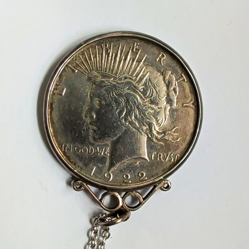 1922 peace dollar - peace, coin