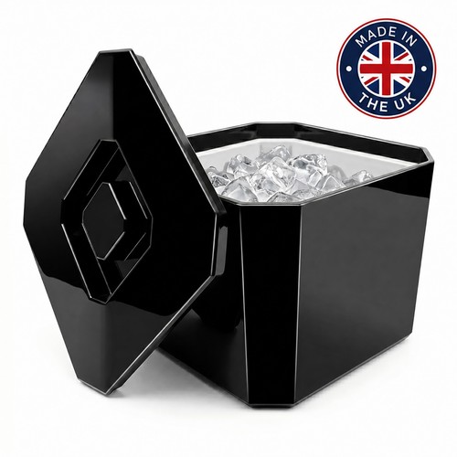 Black insulated ice - 6l, bucket