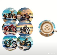 6 Pieces Of Wooden Motorbike