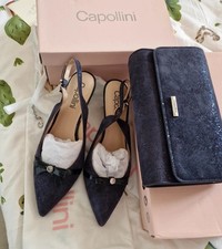 Capollini Allegra Navy Leather