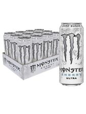 Monster Energy Drink Ultra Zero White Zero 12 x 500ml Cans FREE DELIVERY