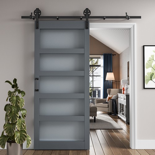 Wood barn door - barn,