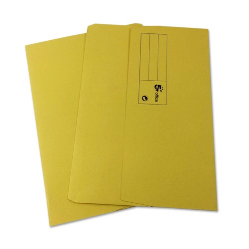 Yellow foolscap document - a4,