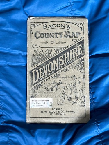 Vintage bacon county map - vintage,