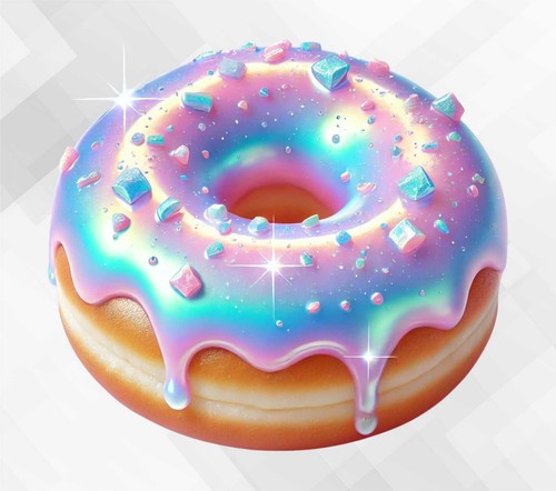 Donut wall vinyl decal sticker - donut,