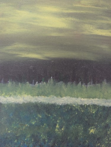 Acrylic original landscape - acrylic,