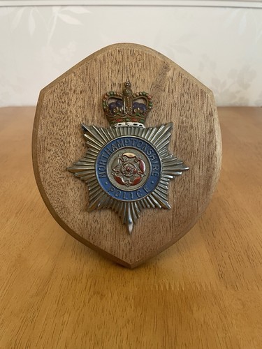 Northamptonshire police plaque - northamptonshire,