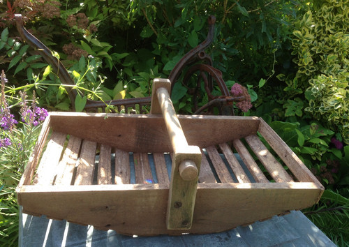 Vintage wooden trug ideal - wooden,