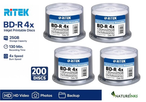 200 ritek pro blank - pro, blu