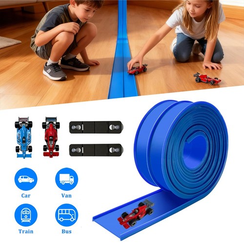 Racing track slot car - track,