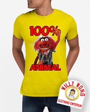 Animal 100% T-Shirt Movie Retro Classic Original Sci Fi Music Muppet