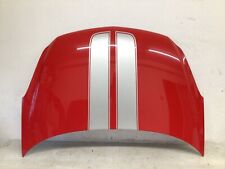 2011 VAUXHALL CORSA D FRONT BONNET IN RED WITH SILVER STRIPE