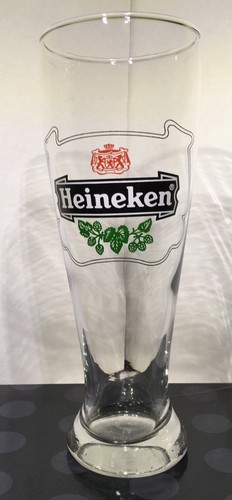 Heineken etched tall - etched,