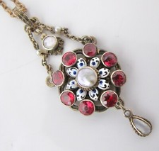 Gorgeous antique enamel and