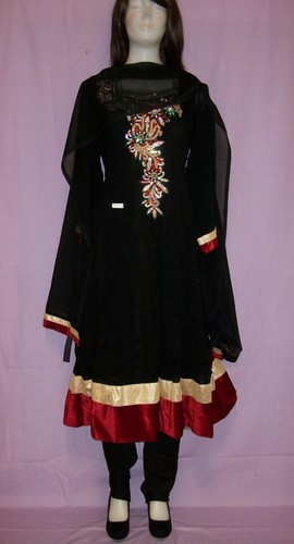 Anarkali 4028 black - anarkali,