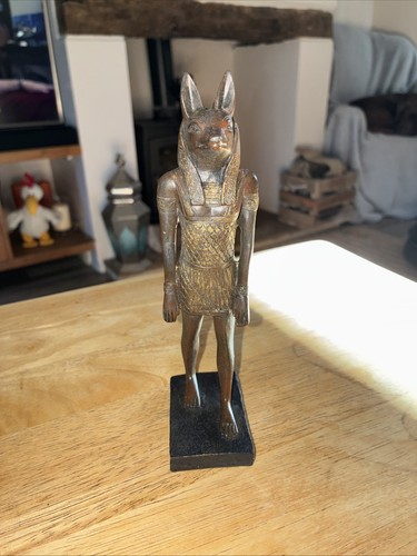 Anubis egyptian god statue - anubis,