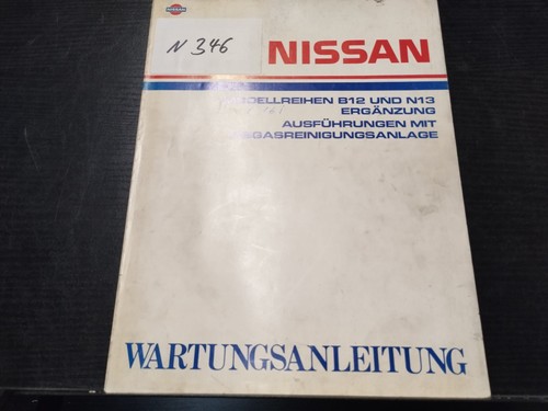 N346 nissan workshop - nissan, manual
