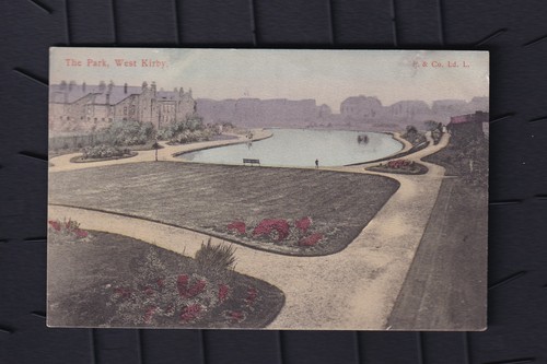 Printed postcard the park - postcard,