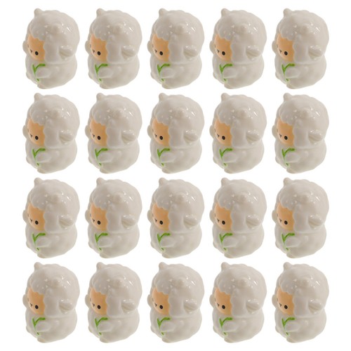 100 pcs miniature - pcs, sheep