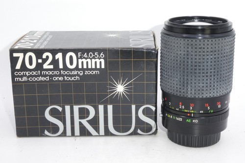 Sirius 210mm 5 6 zoom - sirius, 70-210mm