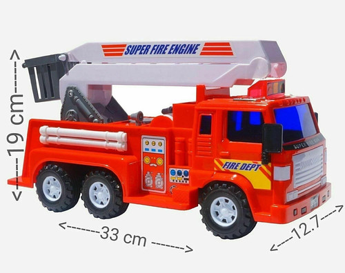 Fire engine truck toy - fire, car
