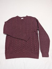M&S Knitted Jumper Maroon