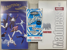 Madness Madstock 1992 & 1998 Live Music Videos and Madstock III Ticket Stub