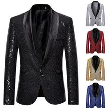 Glitter Sequin Blazer Jacket