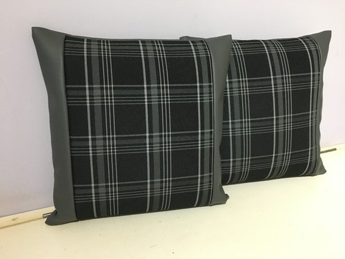 Grey gti tartan pillow - grey,