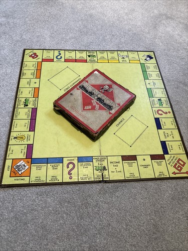 Vintage monopoly board - vintage,