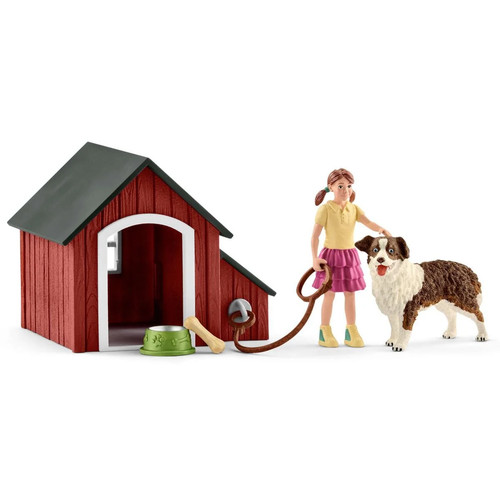 Schleich dog kennel - dog,