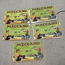 Original Meccano Instructions outfits 1 4a 5a 6a 7 & 8 manual 1930s / 40s