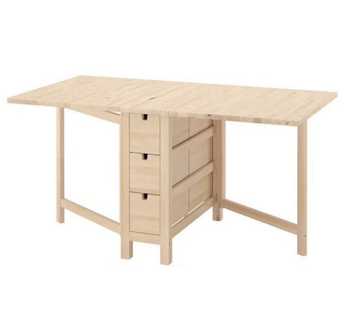Ikea birch wood norden gateleg - norden,